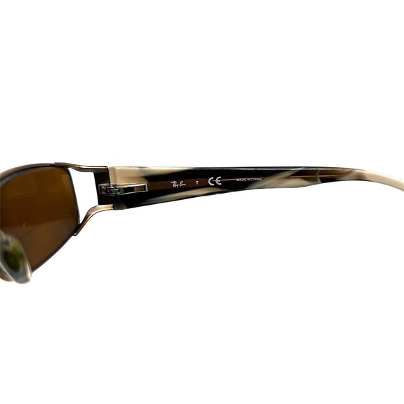 Ray-Ban Brown & Tan Rectangle Eyeglass Frames. RB 6157 2531 - Picture 9 of 10